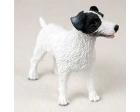 Jack Russell Terrier Figurine, Roughcoat Black/White