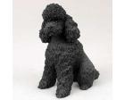 Poodle Figurine, Black Sport Cut