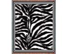 Zebra Pattern Throw Blanket (Woven/Tapestry)