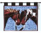 Warriors Truce Wall Hanging (Woven/Tapestry) Horse