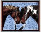 Warriors Truce Throw Blanket (Woven/Tapestry) Horse