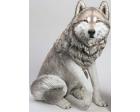Wolf Gray Figurine Sculpture Grey Life Size by Sandicast