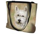 West Highland Terrier Tote Bag (Woven) Westie
