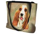 Basset Hound Tote Bag (Woven)