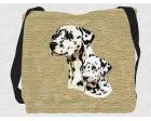 Dalmatian Tote Bag (Woven) (and Puppy)