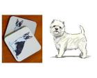 West Highland Terrier - Coasters