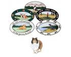 Shetland Sheepdog Oval Platter (Sheltie)