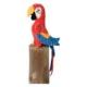 Scarlet Macaw Parrot (Gabby) Plush Stuffed 8" Rainforest Bird by Douglas