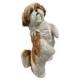 Shih Tzu Gold White Figurine Sculpture Original Size Sandicast