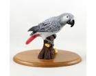 African Grey Rainforest Figurine