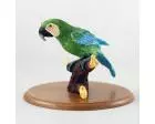 Green Parrot Rainforest Figurine