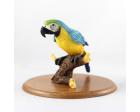 Blue Parrot Rainforest Figurine