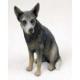 Australian Cattle Dog Figurine, Blue