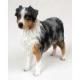 Australian Shepherd Figurine, Blue