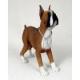 Boxer Figurine, Tawny and White (MyDog)