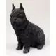 Brussels Griffon Figurine, Black