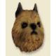 Brussels Griffon Doogie Head, Red