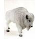 Buffalo White Figurine