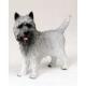 Cairn Terrier Figurine, Gray