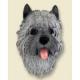 Cairn Terrier Doogie Head, Gray