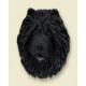 Chow Chow Doogie Head, Black