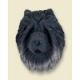 Chow Chow Doogie Head, Blue