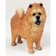 Chow Chow Figurine, Red