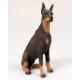 Doberman Figurine, Red