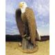 Eagle On Stump Figurine