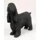 English Cocker Spaniel Figurine, Black