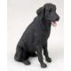 Labrador Retriever Figurine, Black