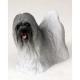 Lhasa Apso Figurine, Gray