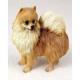 Pomeranian Figurine, Red