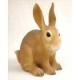 Rabbit Brown Figurine