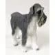 Schnauzer Figurine, Gray Uncropped