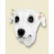 Whippet Doogie Head, White