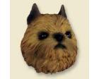 Brussels Griffon Doogie Head, Red