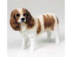 Cavalier King Charles Spaniel Figurine, Brown/White