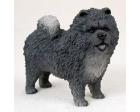 Chow Chow Figurine, Blue