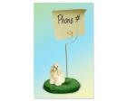 Cocker Spaniel Memo Holder, Buff