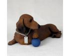 Dachshund Figurine, Red (MyDog)