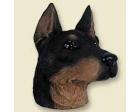 Doberman Doogie Head, Black