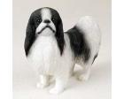 Japanese Chin Figurine, Black and White