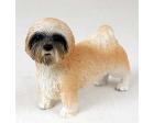 Lhasa Apso Figurine, Puppycut Brown