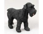 Schnauzer Figurine, Black Uncropped