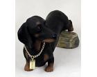 Dachshund Figurine, Black (MyDog SE)