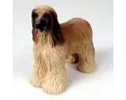 Afghan Figurine, Brown and Tan