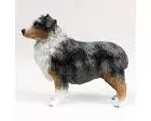 Australian Shepherd Figurine, Blue Docked