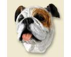 Bulldog Doogie Head, White