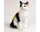 Calico Cat Figurine